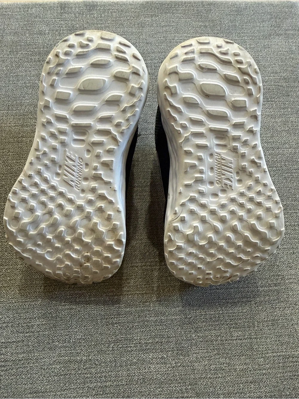 Nike Black and White Kids' Lightweight Sneakers